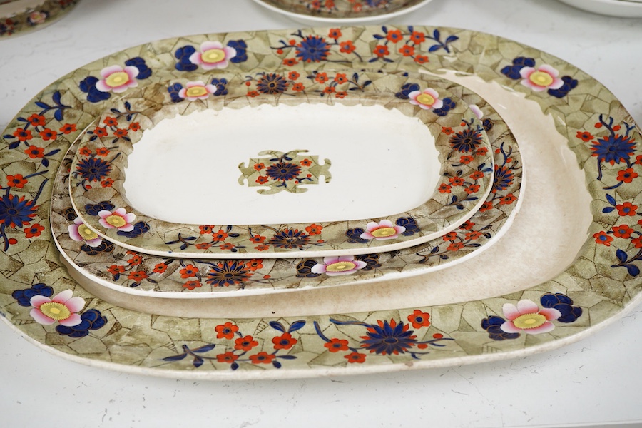 An early 19th century Spode part dinner service